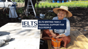 IELTS Writing Easy - IELTS Writing - Financial Support for Old People - 社会